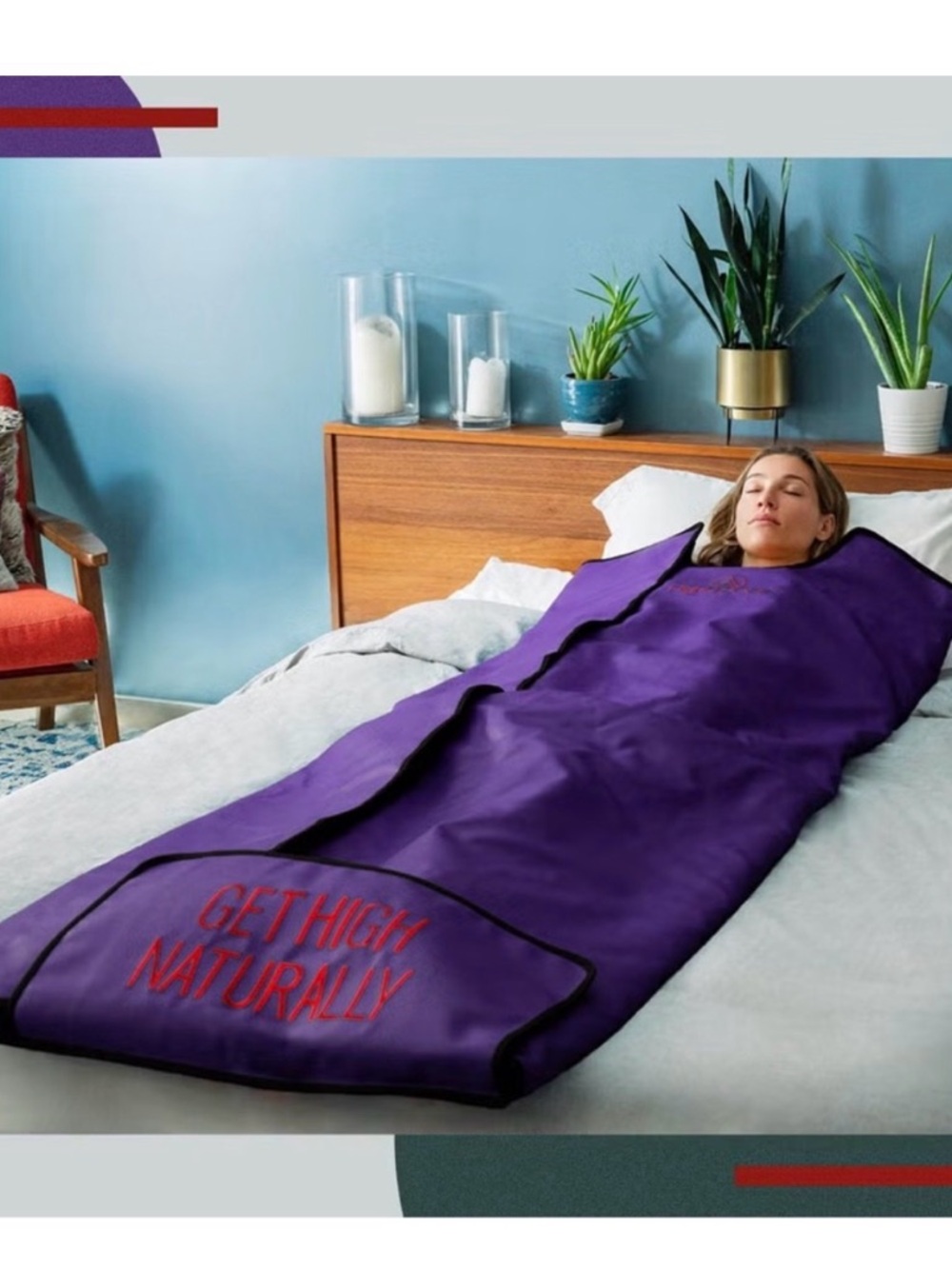 NWOT Higher Dose Purple Infrared Sauna Mat and NWT Travel Bag